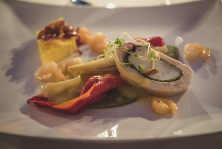 Hähnchenroulade „Surf & Turf“