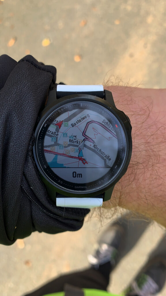 Navigation auf der Fenix 6S Pro 